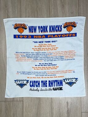 1993 New York Knicks x Wiz SGA, Playoffs Rally Towel